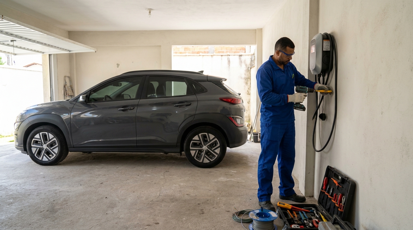 Instalação de Carregador de Carro Elétrico perto de mim em Campina Grande‑PB
