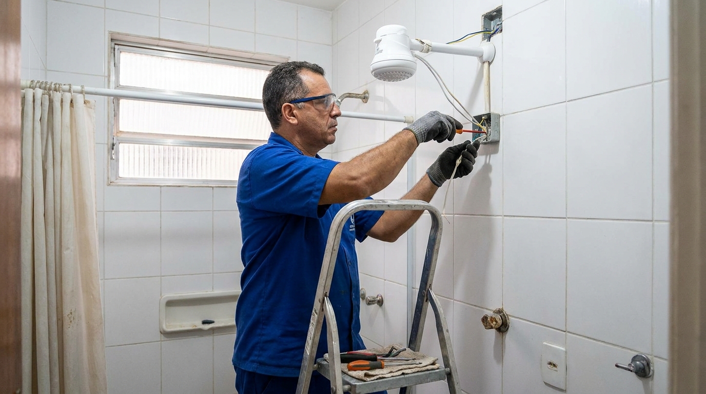 Instalação de Chuveiro Elétrico perto de mim em Campina Grande‑PB