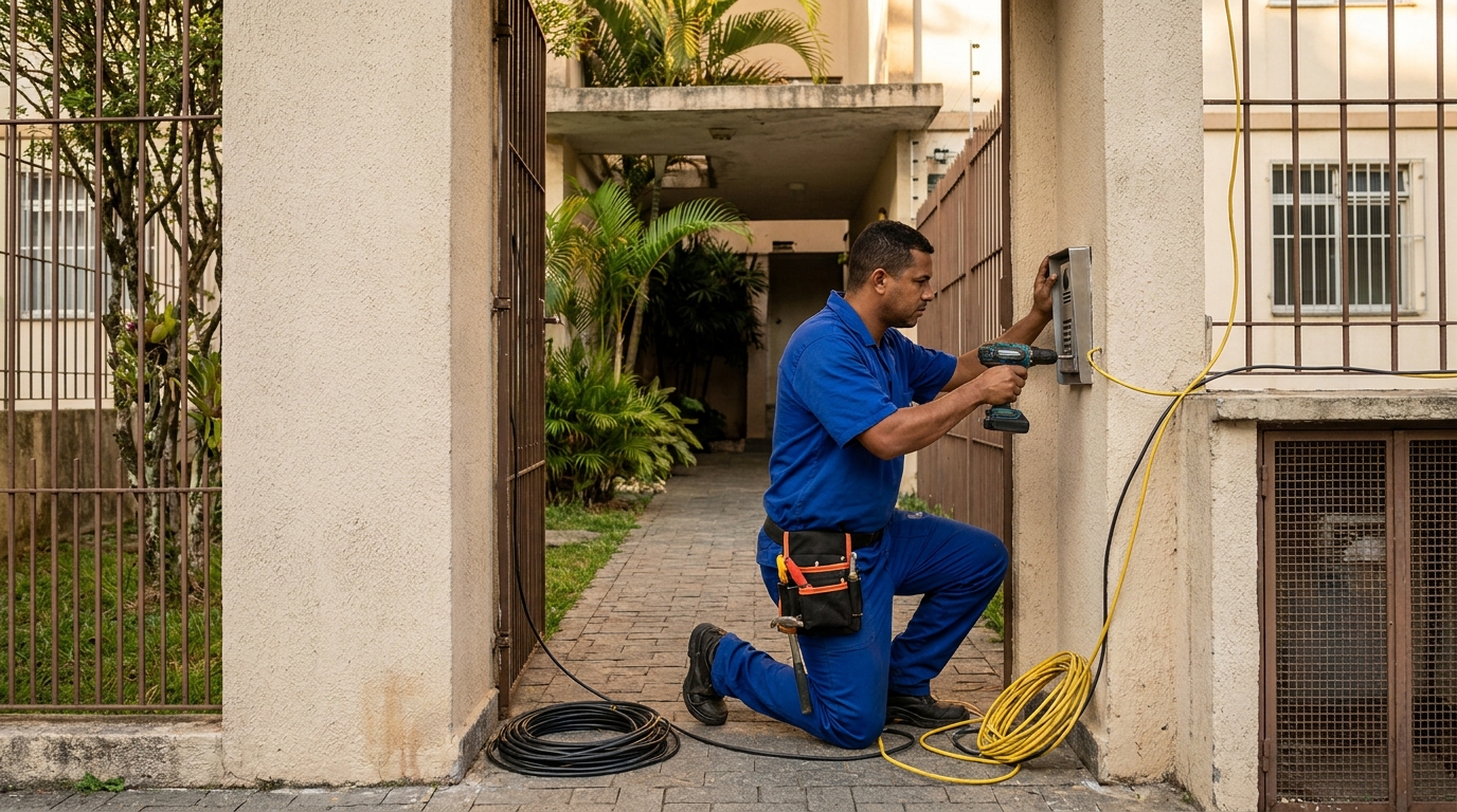 Instalacao de interfone profissional em Campina Grande‑PB