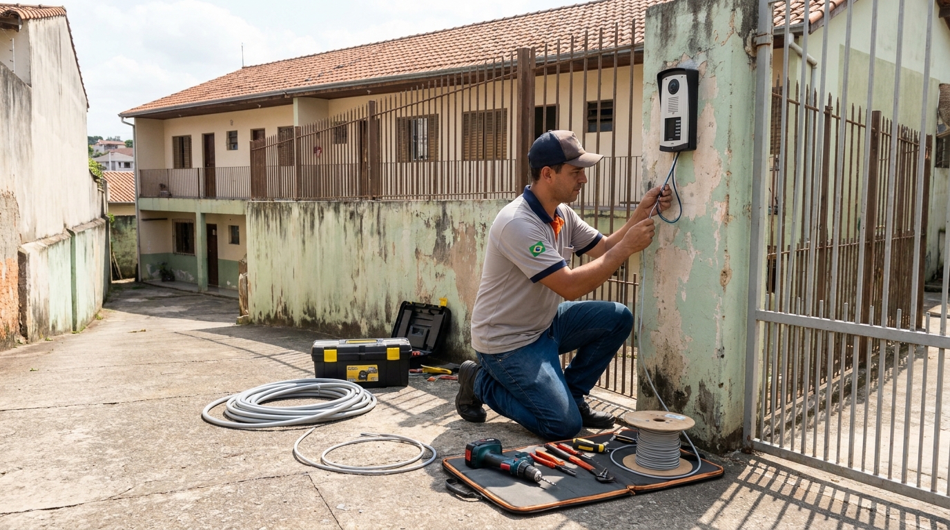 Instalacao de interfone residencial em Campina Grande‑PB
