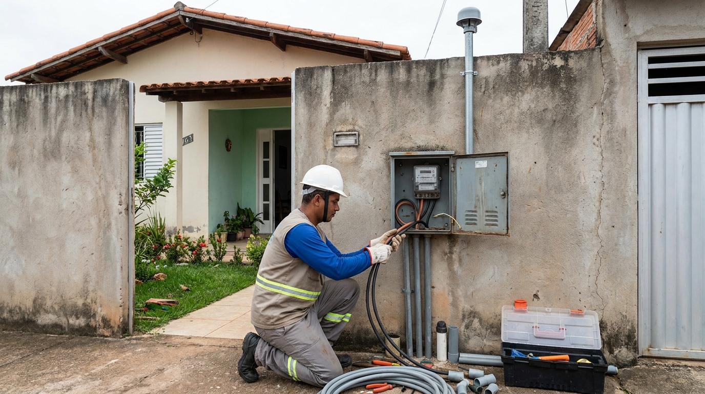 Instalação de Padrão de Energia perto de mim em Campina Grande‑PB