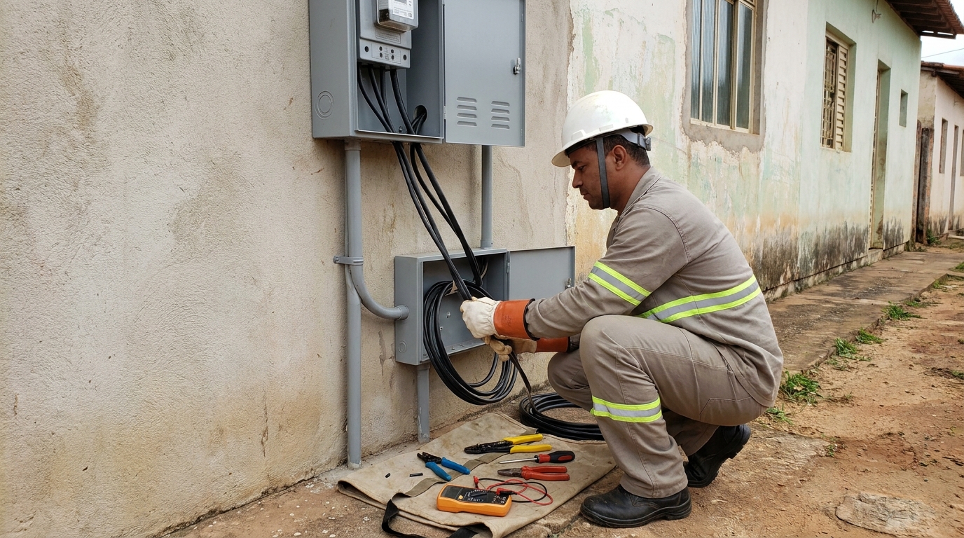 Troca de padrao de energia em Campina Grande‑PB